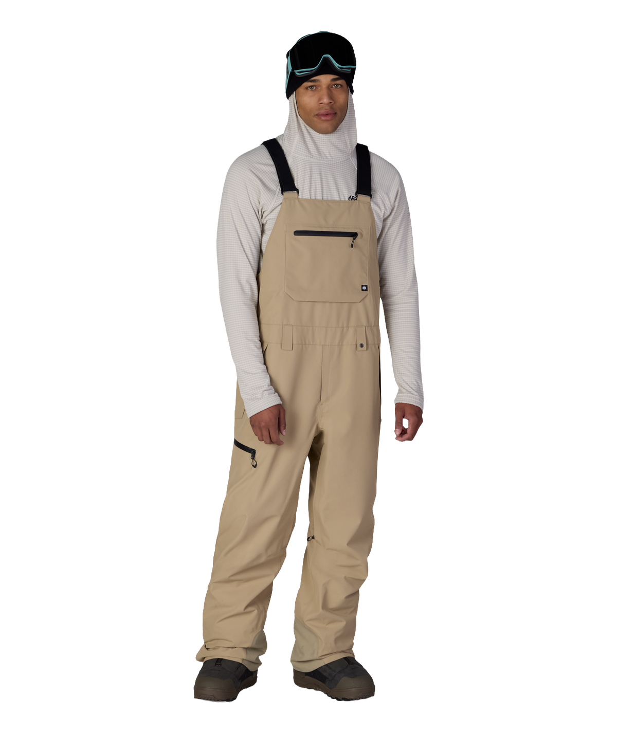 Men's Lockup Shell Bib - KHAKI