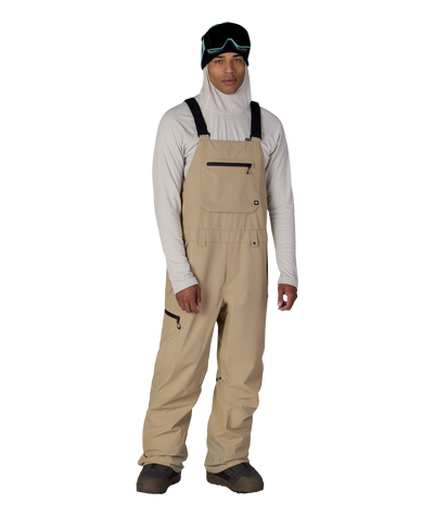 Men's Lockup Shell Bib - KHAKI