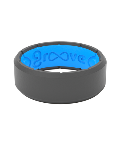 Mens Edge Ring - Deep Stone Grey