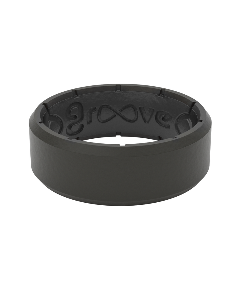 Mens Edge Ring - Black/Black
