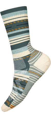 Smartwool Womens Hike Light Cushion Margarita Crew Socks - Dusty Teal
