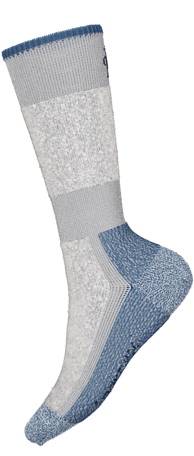 Womens Mountaineer Classic Edition Maximum Cushion Crew Socks - Light Gray