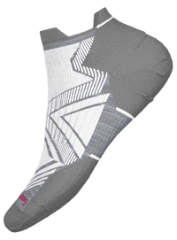 Smartwool 671 Run Tc - Light Gray-White