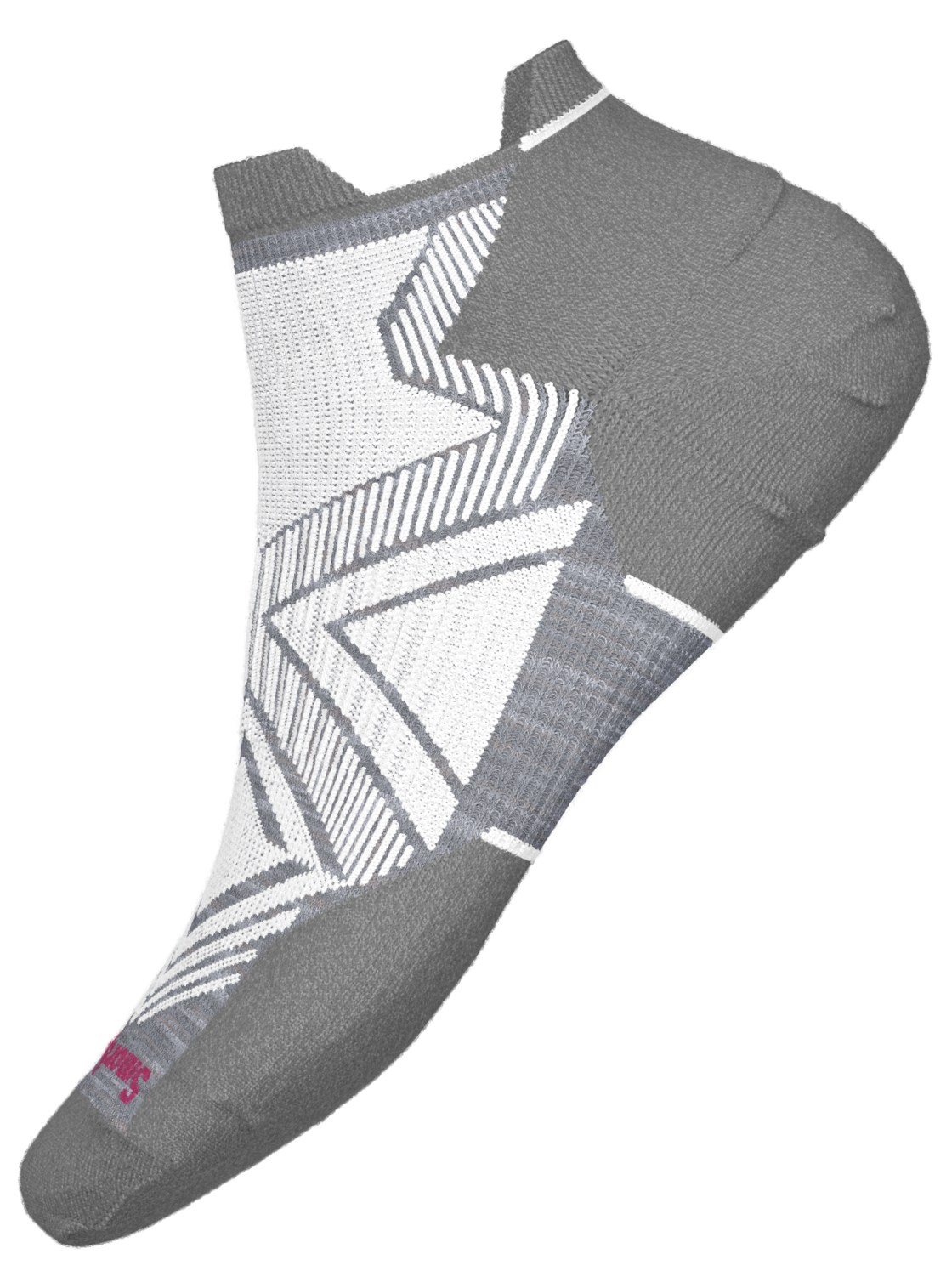 Smartwool 671 Run Tc - Light Gray-White
