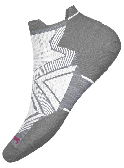 Smartwool 671 Run Tc - Light Gray-White