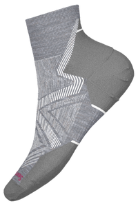 Smartwool 675 W Run Tc Ank - Light Gray-White