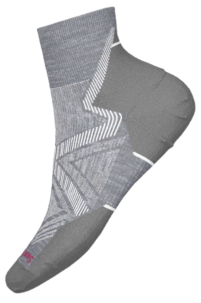 Smartwool 675 W Run Tc Ank - Light Gray-White