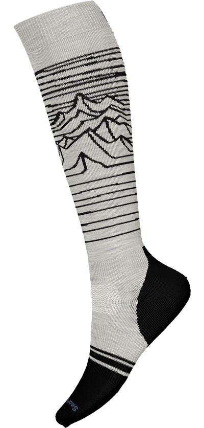 Snowboard Full Cushion Iguchi Pattern OTC Socks - ASH