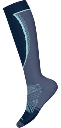Women's Ski Targeted Cushion Extra Stretch OTC Socks - NIGHTFALL BLUE