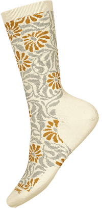 Everyday Floral Crew Socks - Natural