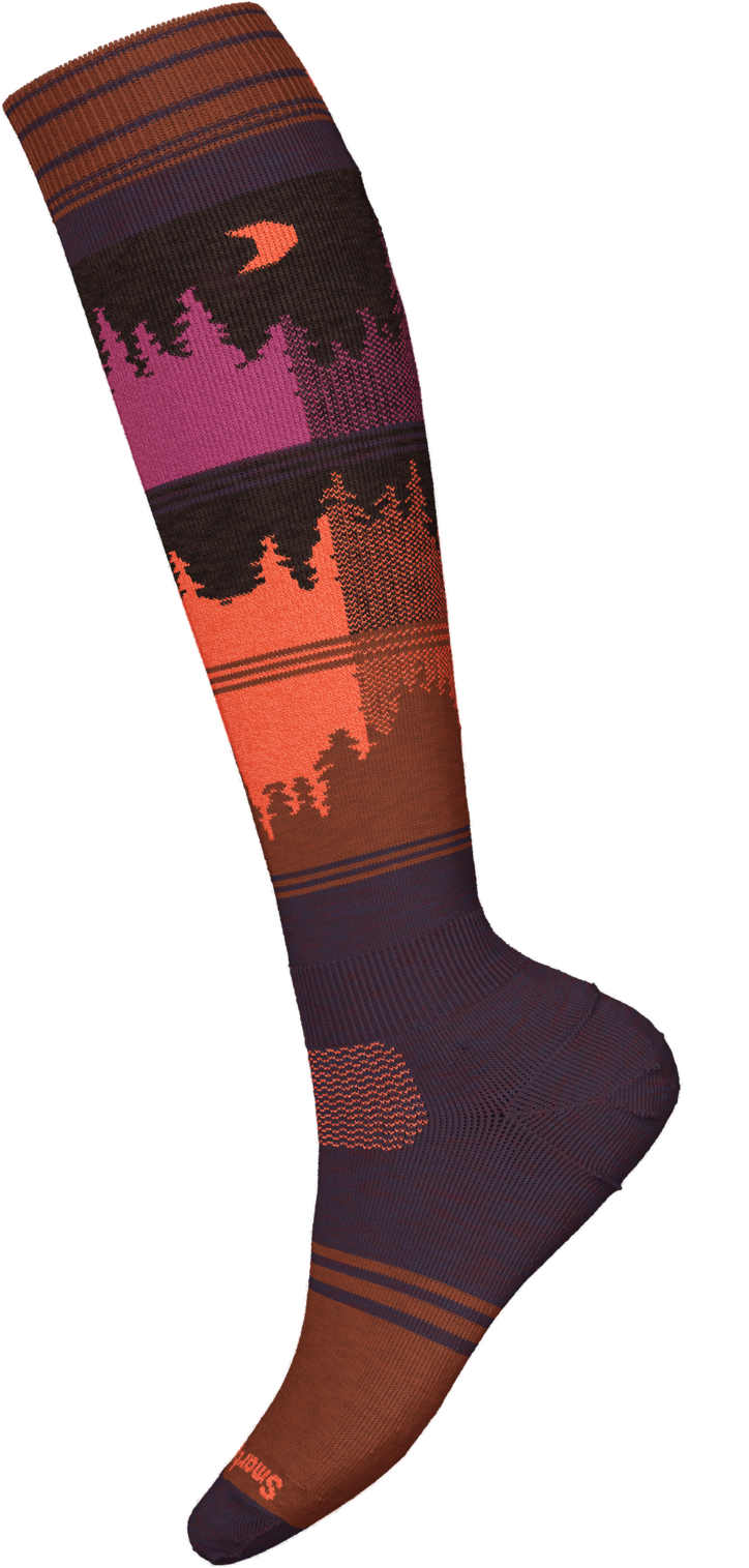 Women's Snowboard Full Cushion Twilight Vista OTC Socks - PURPLE IRIS
