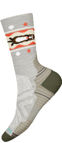 Womens Hike Light Cushion Otter Float Crew Socks - Ash