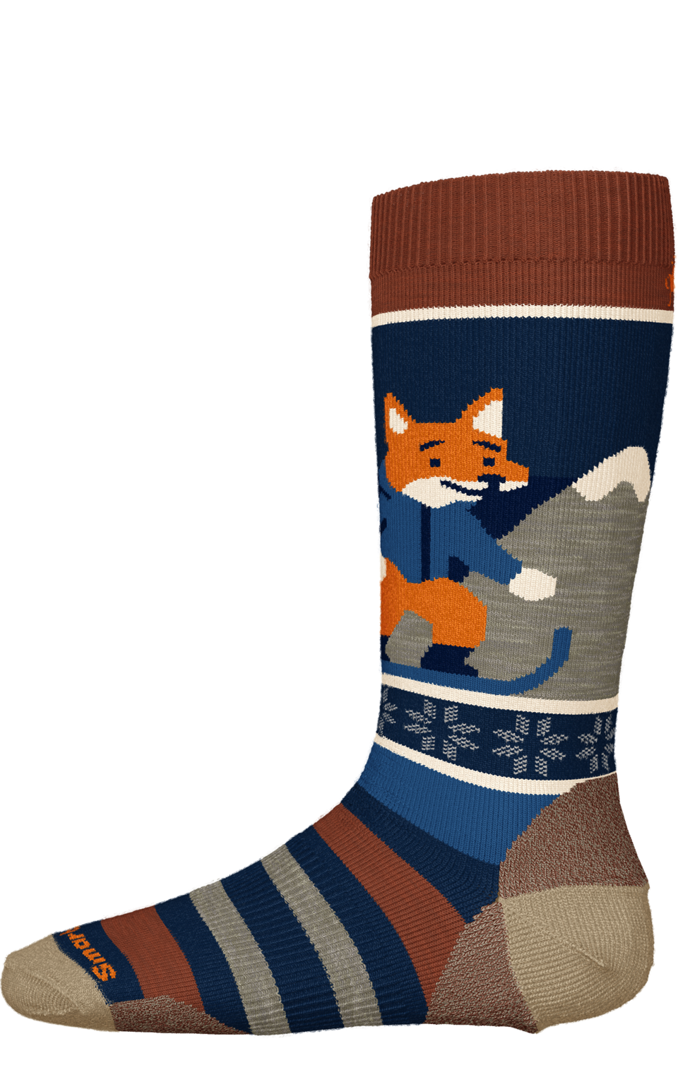 Kids' Wintersport Full Cushion Fox Glade OTC Socks - PICANTE