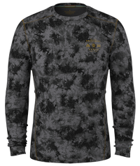 Black Tie Dye-Honey Gold