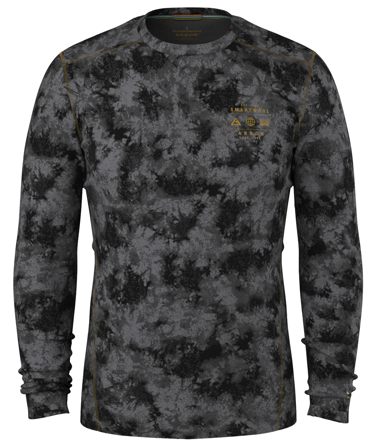 Black Tie Dye-Honey Gold
