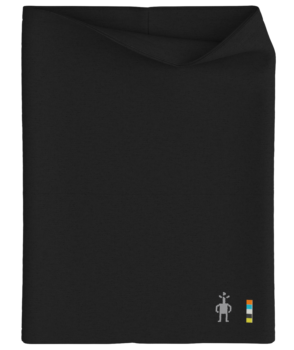 Thermal Merino Reversible Neck Gaiter - BLACK