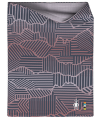 Thermal Merino Reversible Neck Gaiter - NIGHTFALL LINEAR PEAKS