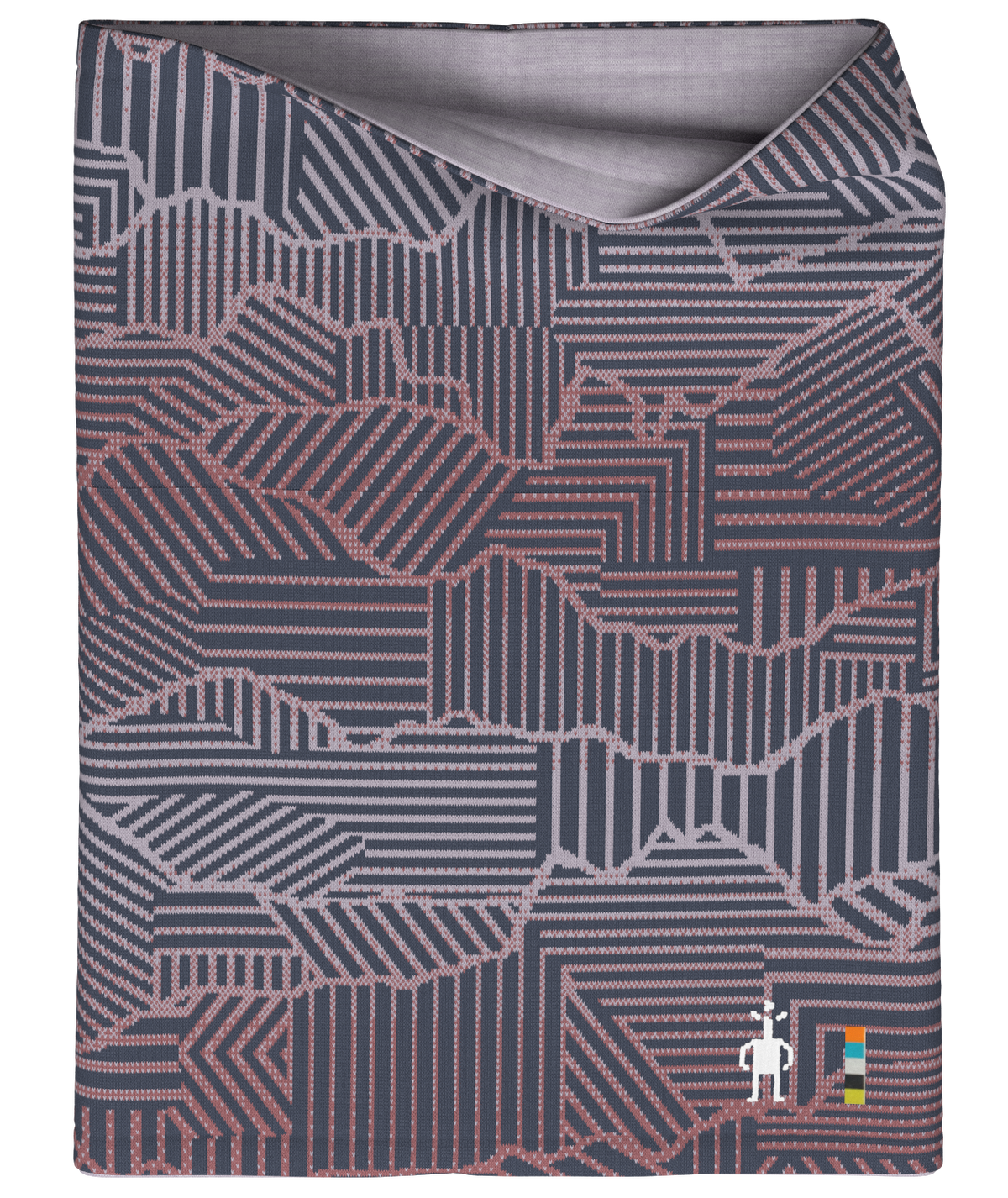 Thermal Merino Reversible Neck Gaiter - NIGHTFALL LINEAR PEAKS