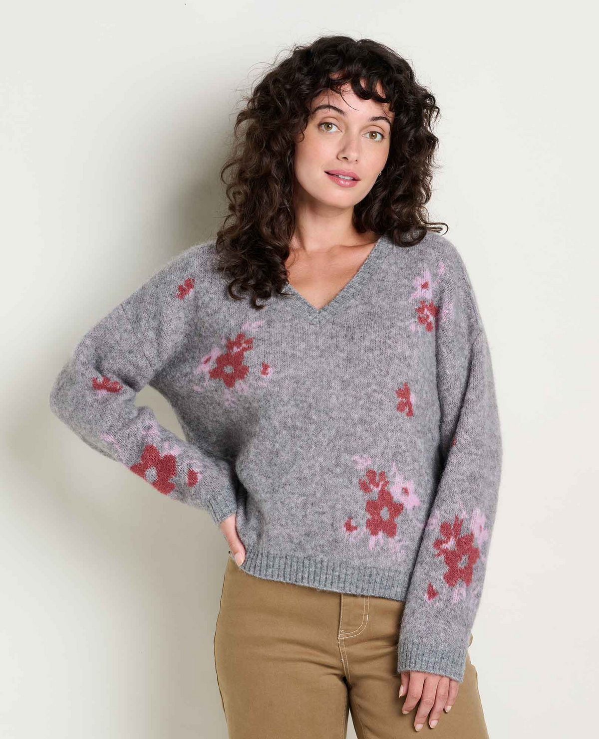 Women's Toddy Pullover Sweater - Soot Pattern