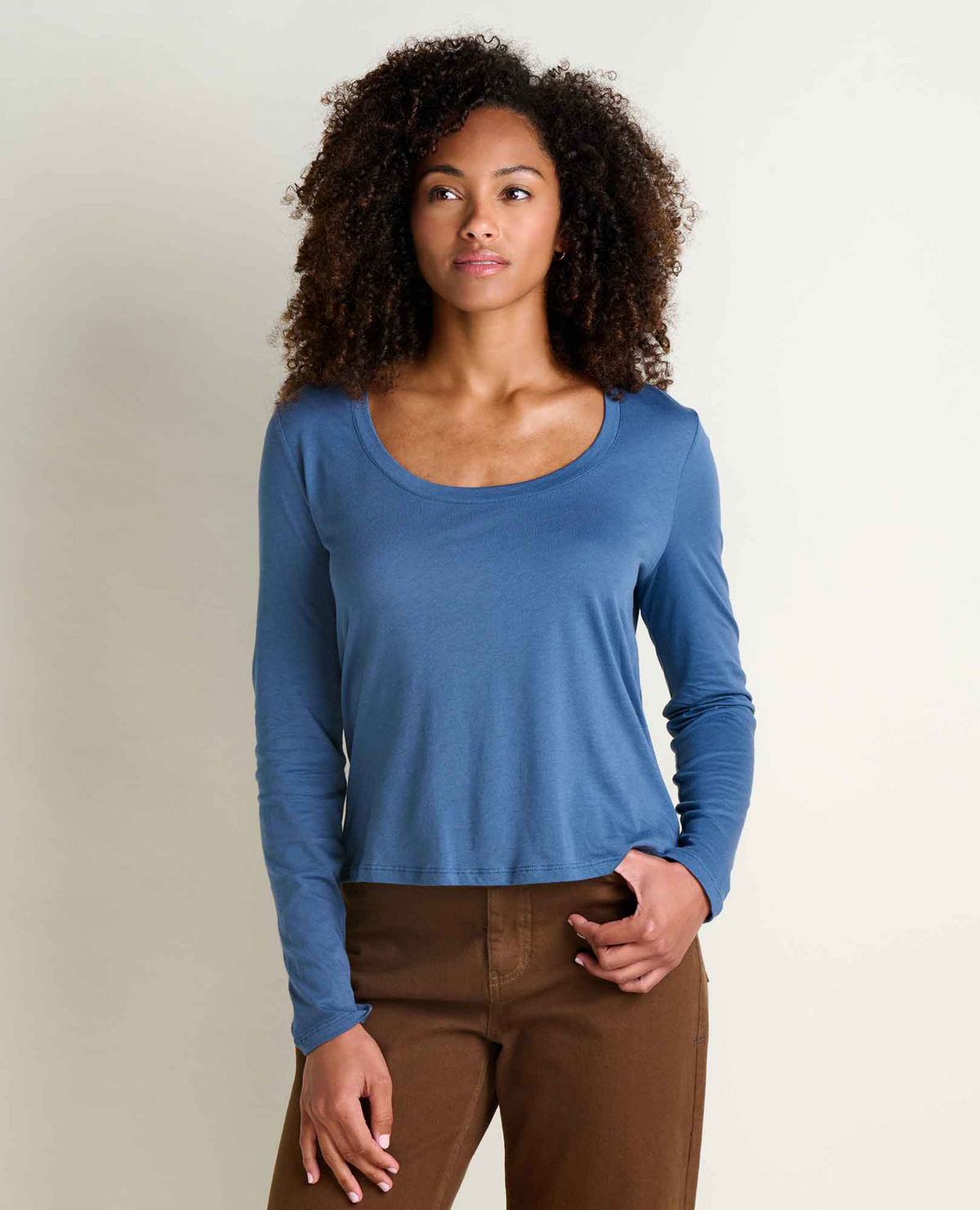 Women's Whisper LS Tee - Canal