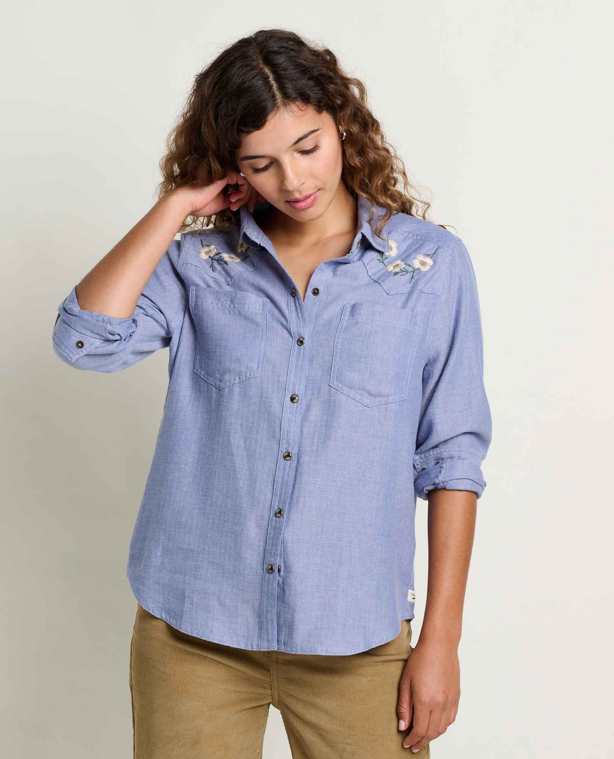Women's Re-Form Western LS Shirt - Dew Embroidery