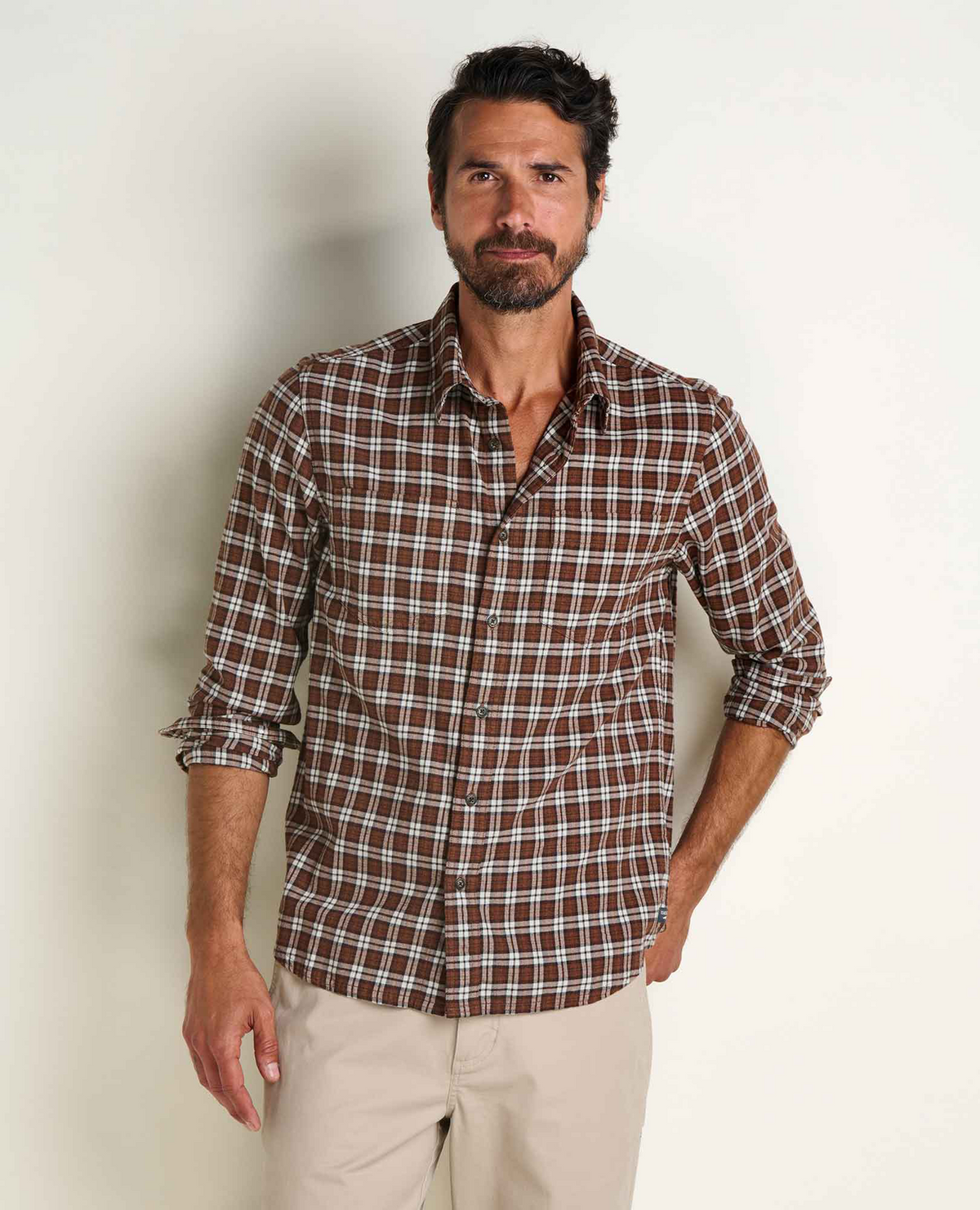 Men's Pinevale LS Shirt - Tabac Pattern