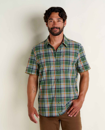 Mens Airscape Shirt - Cilantro Pattern