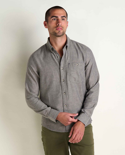 Men's Airsmyth LS Shirt - Soot Pattern