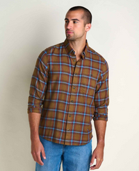 Men's Airsmyth LS Shirt - Honey Brown Pattern