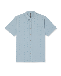 Vuori Men's S/S Bridge Button Down (V184) - Raindrop Stone