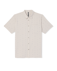 Vuori Men's S/S Bridge Button Down (V184) - Salt Stone