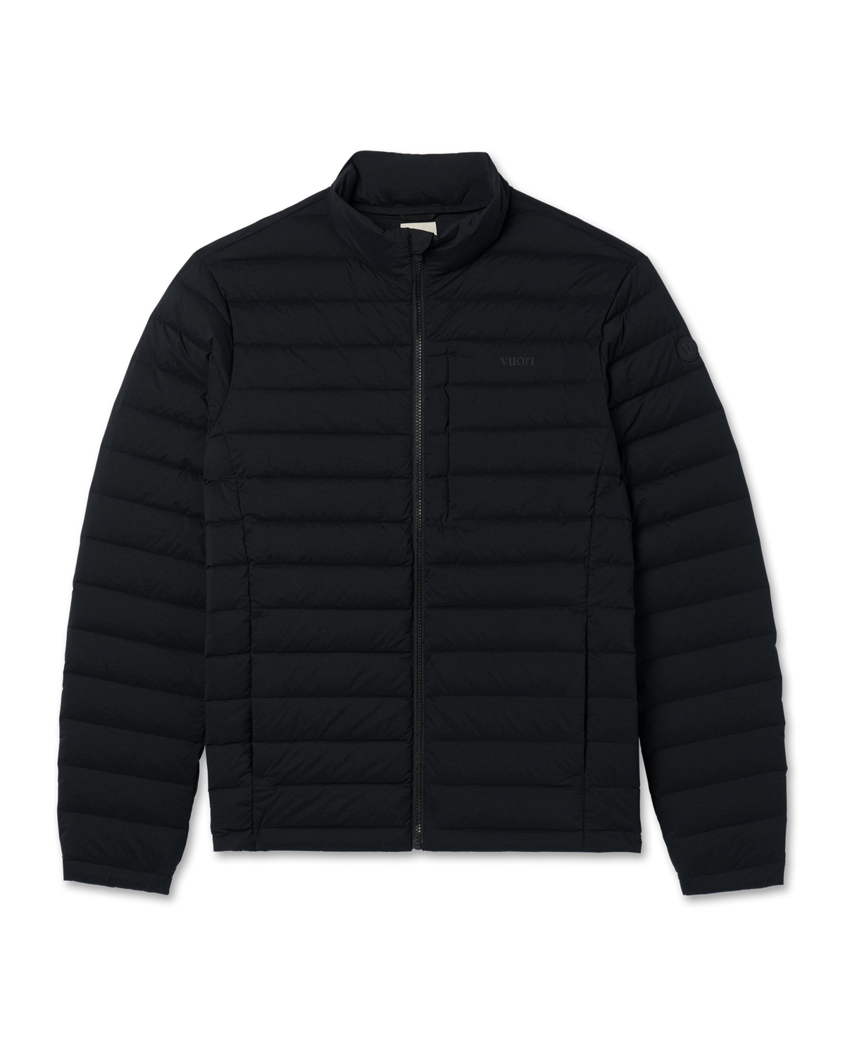 Vuori Men's Steadfast Insulated Full Zip Jacket (V579) - Black