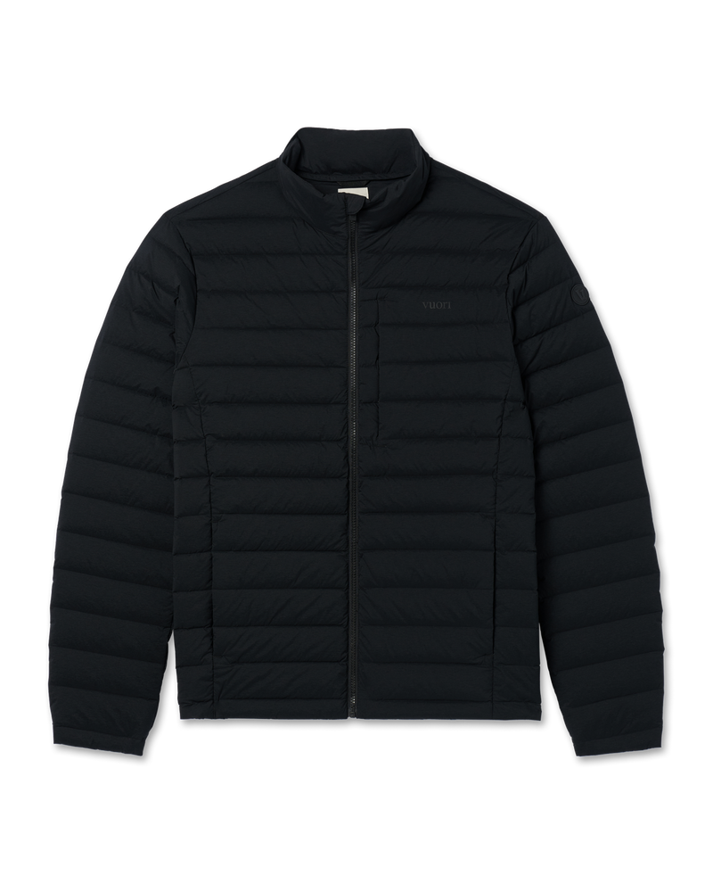 Vuori Men's Steadfast Insulated Full Zip Jacket (V579) - Black