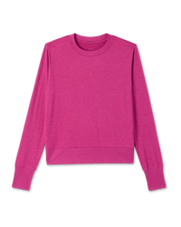 Vuori Women's Daydream Crew (VW133) - Dragonfruit Heather