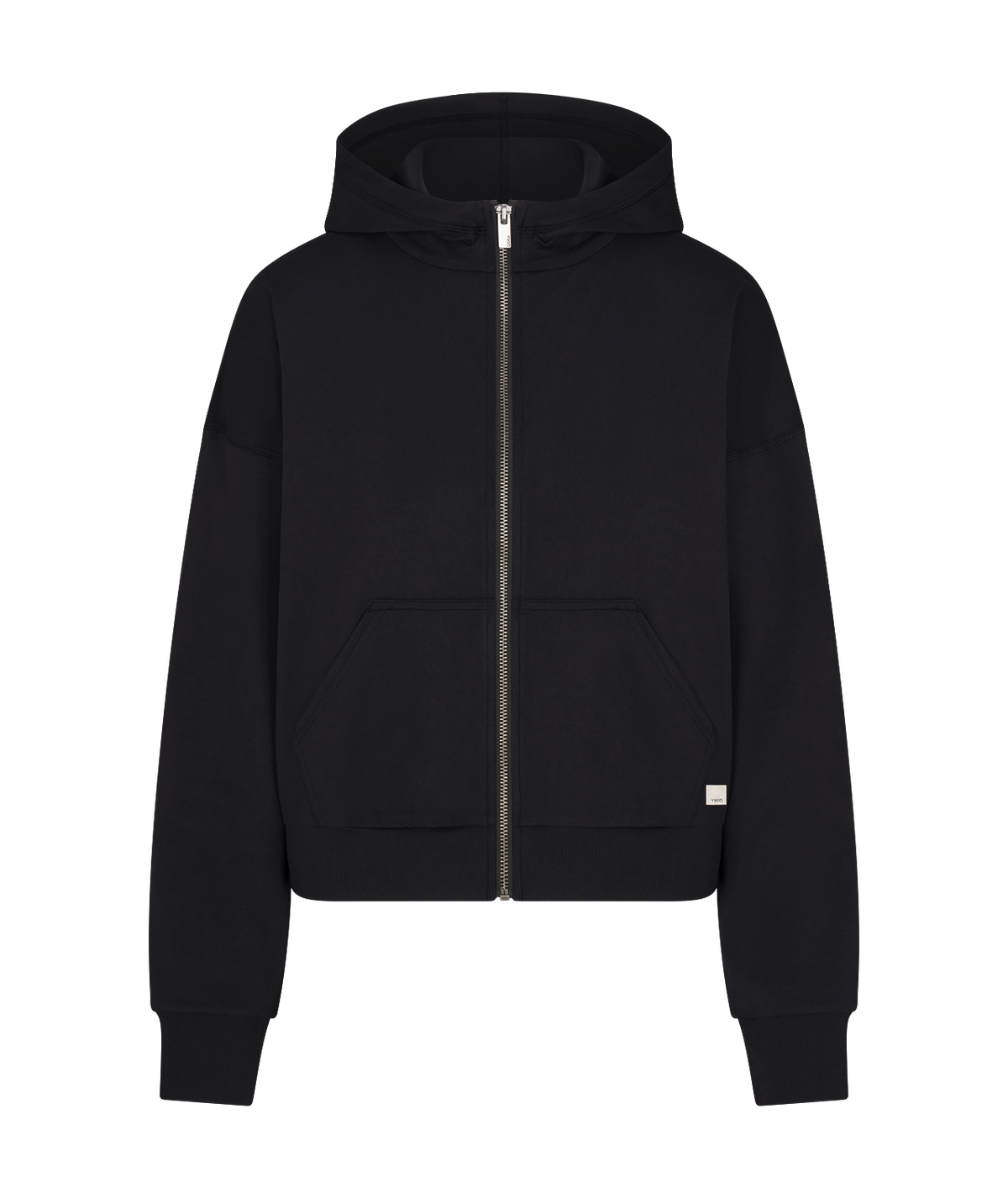 Vuori Women's Halo Modern Full Zip Hoodie (VW2064) - True Black