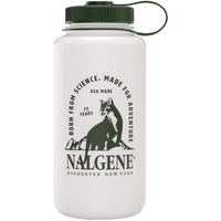 Wide Mouth Hdpe Water Bottles With Loop Top Lids - 75th Anniversary 32oz