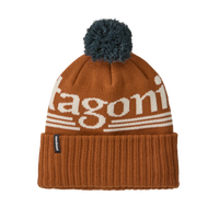 Patagonia Powder Town Beanie - Hut Tripper Logo: Cinnamon Brown