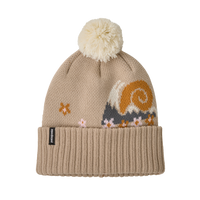 Patagonia Powder Town Beanie - Nature's Pace Knit: Dark Natural