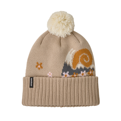 Patagonia Powder Town Beanie - Nature's Pace Knit: Dark Natural