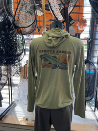 Mens Cap Cool Sun Hoody - Gumtree Green - Light Green X-Dye