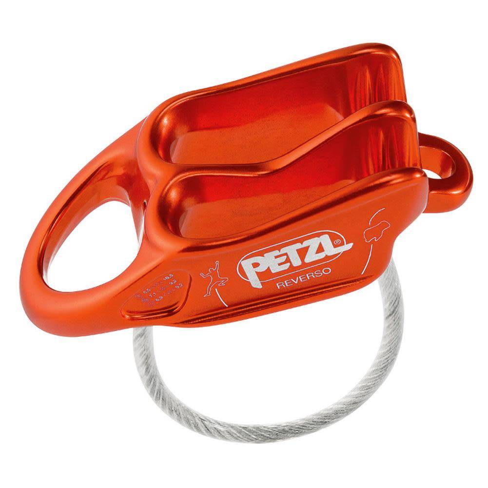 Reverso Belay Rappel Device - Red/Orange
