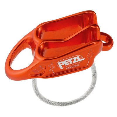 Reverso Belay Rappel Device - Red/Orange