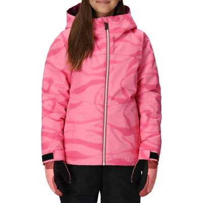 Girls Athena Insulated Jacket - GERANIUM PINK VAPORS