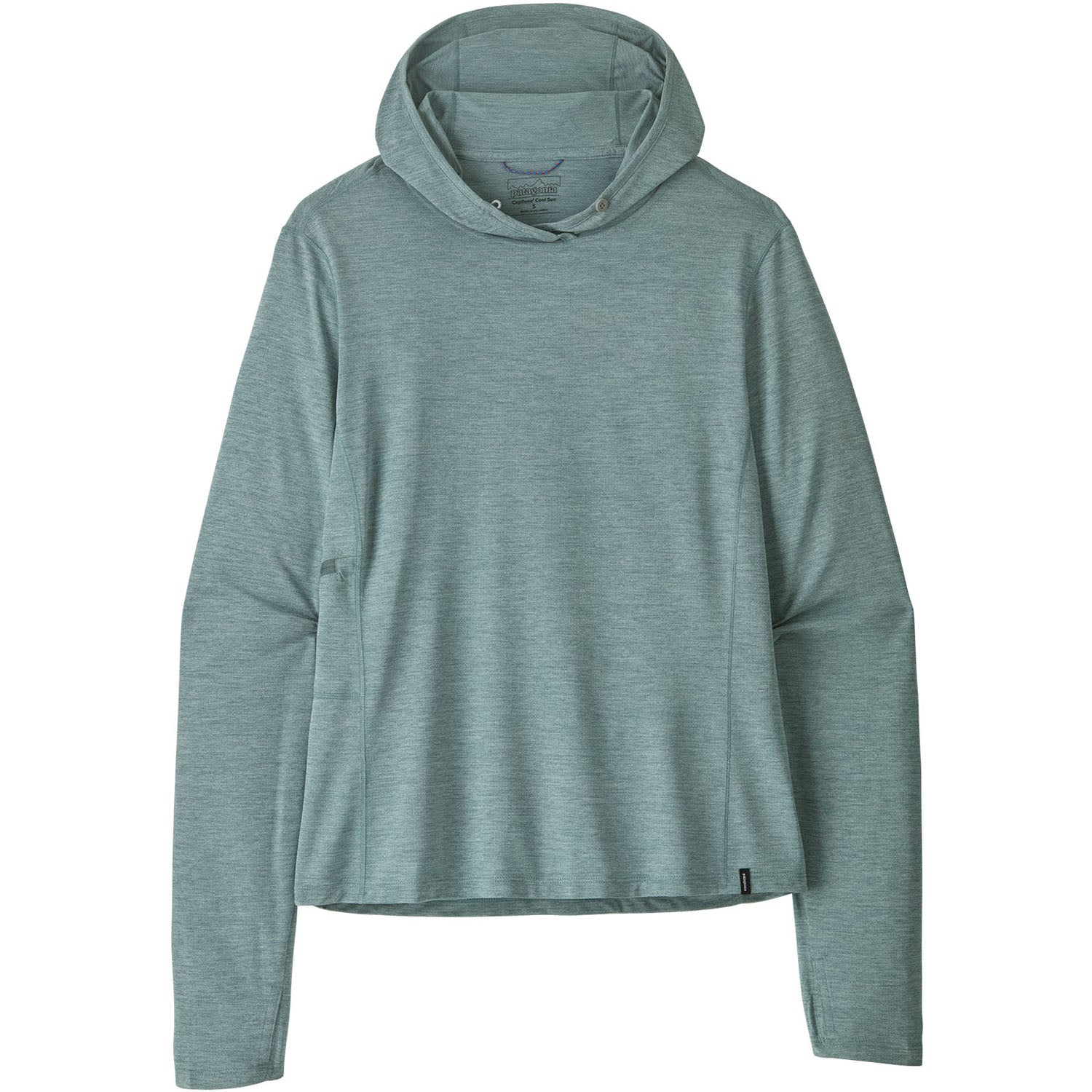 Womens Cap Cool Sun Hoody - Nouveau Green - Blue Sage X-Dye