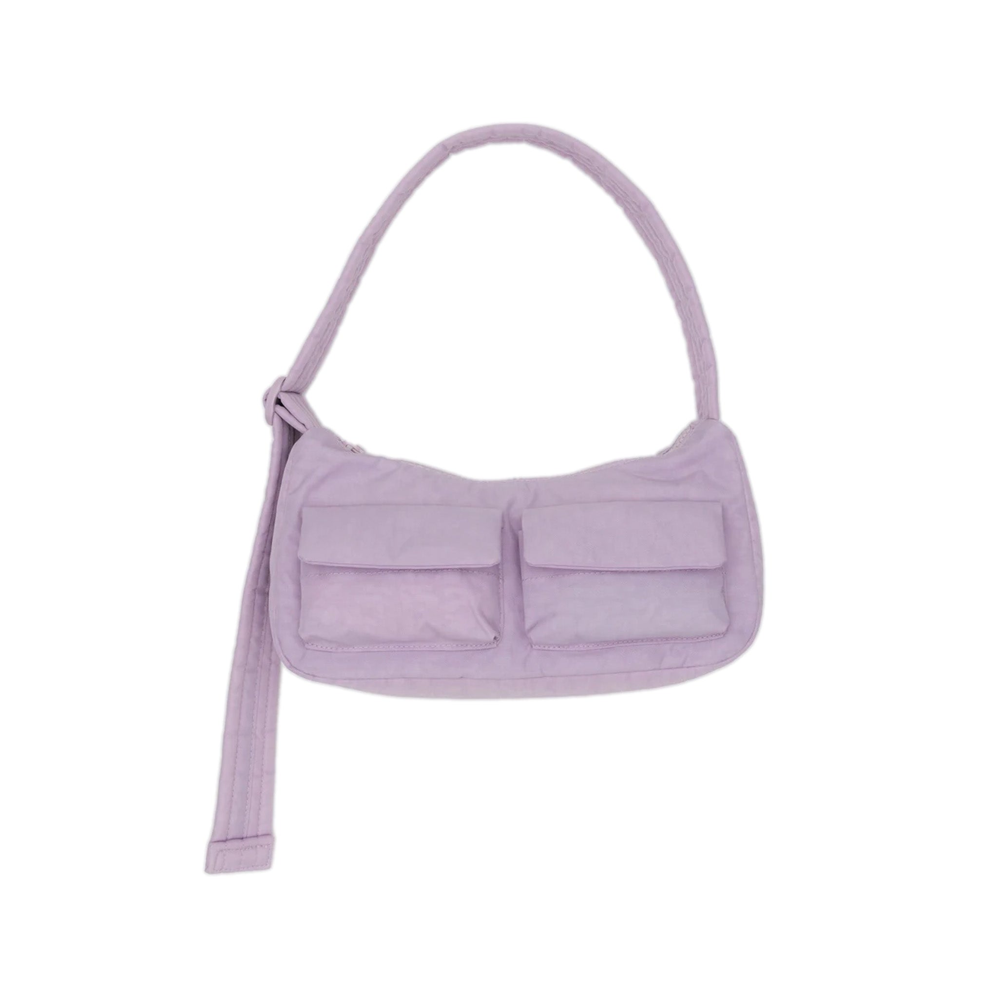 Nylon Shoulder Bag - Dusty Pink