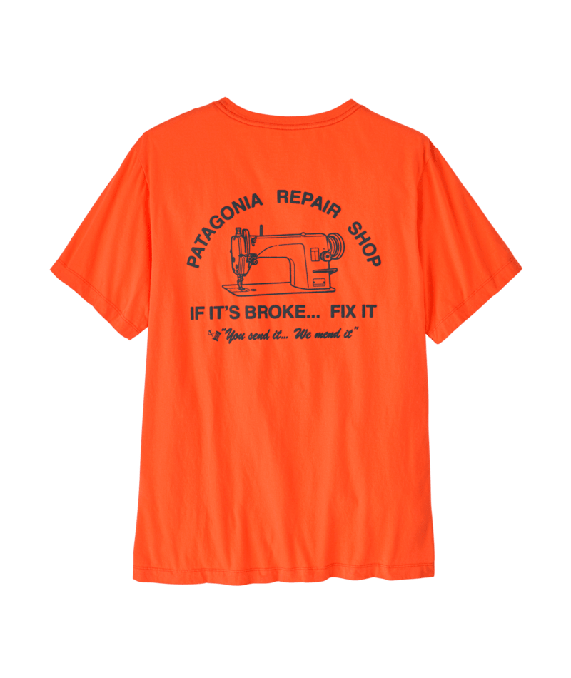 Patagonia Men's Repair Shop T-Shirt - Orange Peel