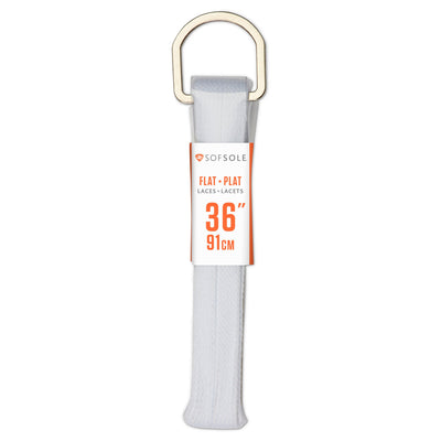 Athletic Laces - Flat Lace White