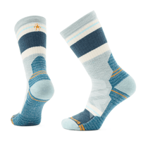 Womens Hike Full Cushion Saturnsphere Crew Socks - Frosty Green