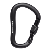 554586 Black Diamond Rocklock Screwgate Carabiner - Black