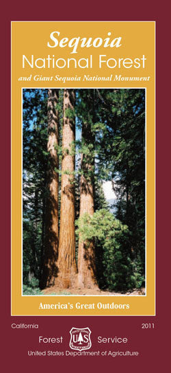 Sequoia National Forest map cover